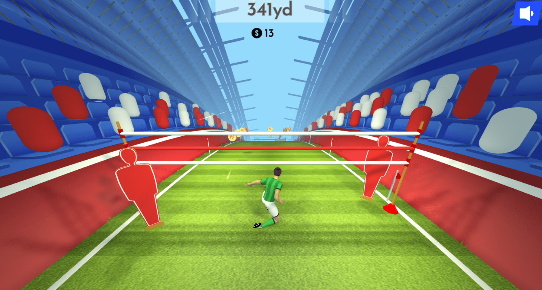 Infinite Soccer goal finish